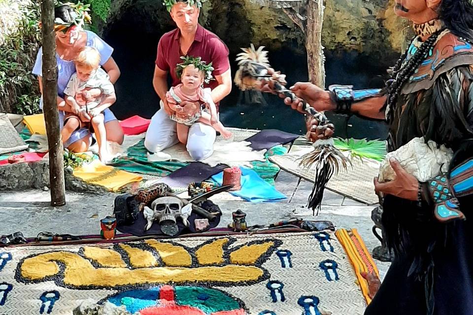 Cenote para ceremonias y celebraciones nupciales