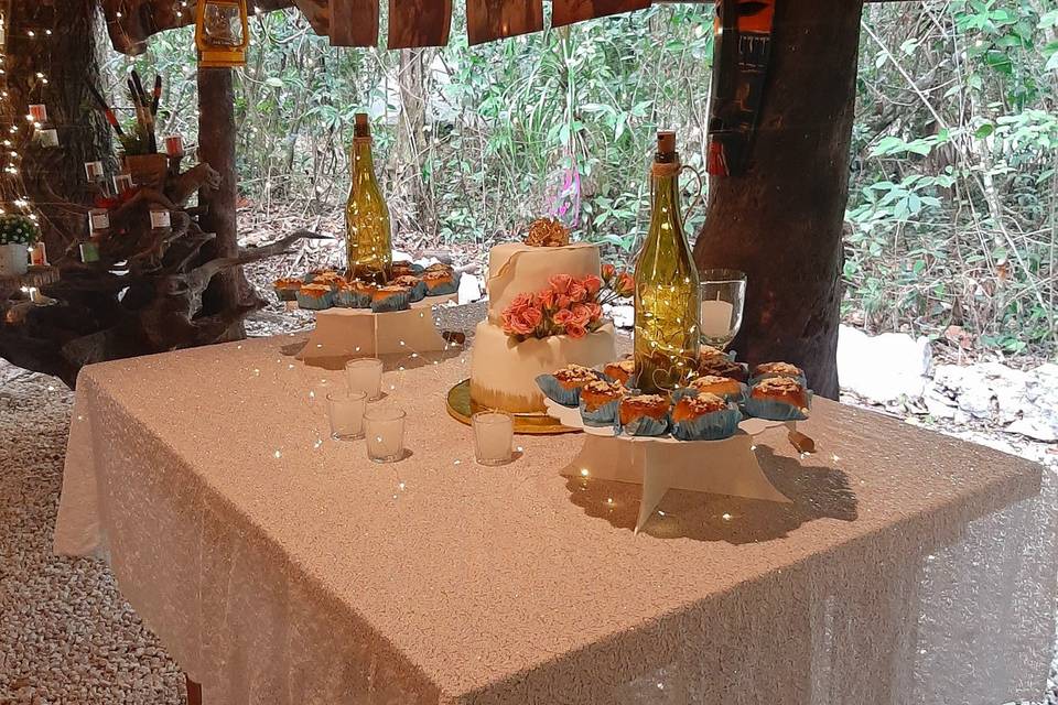 Cenote para ceremonias y celebraciones nupciales