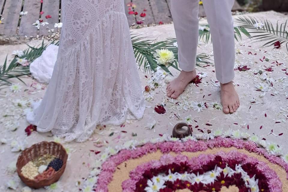 Cenote para ceremonias y celebraciones nupciales