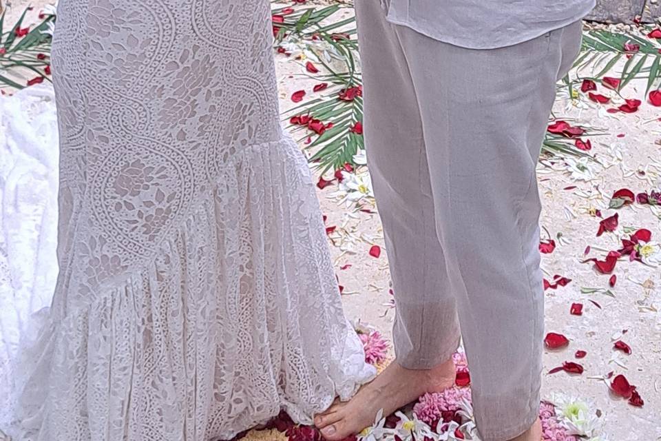Cenote para ceremonias y celebraciones nupciales