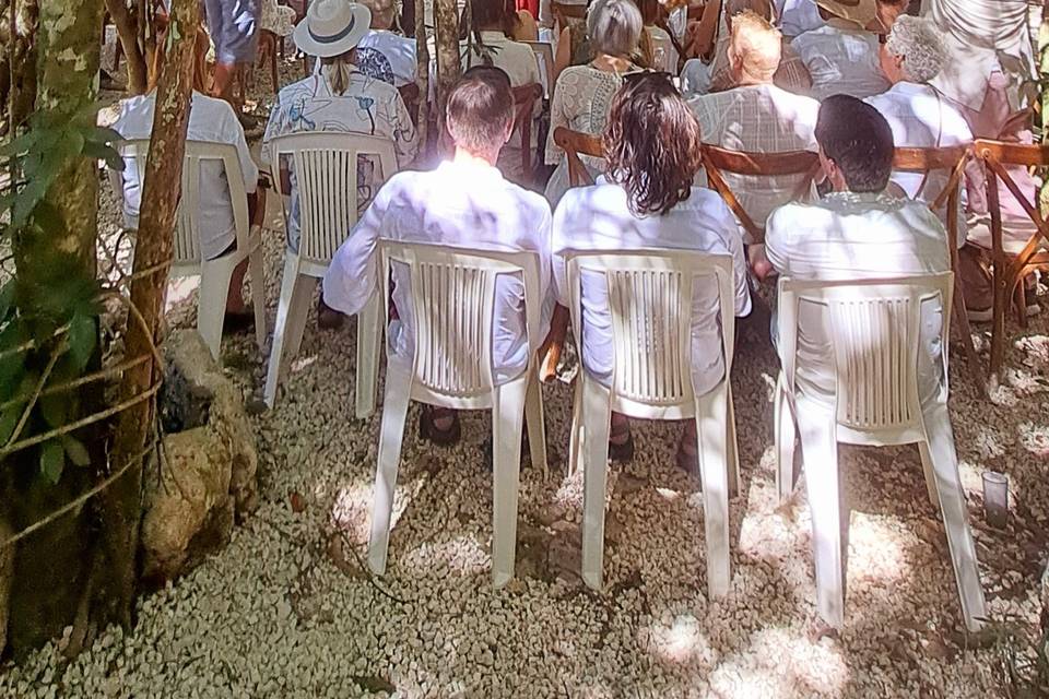 Cenote para ceremonias y celebraciones nupciales