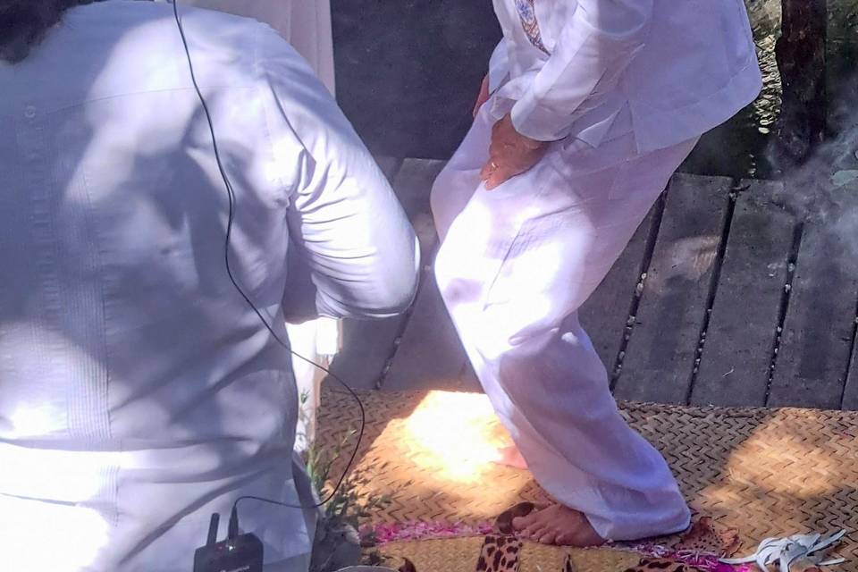 Cenote para ceremonias y celebraciones nupciales