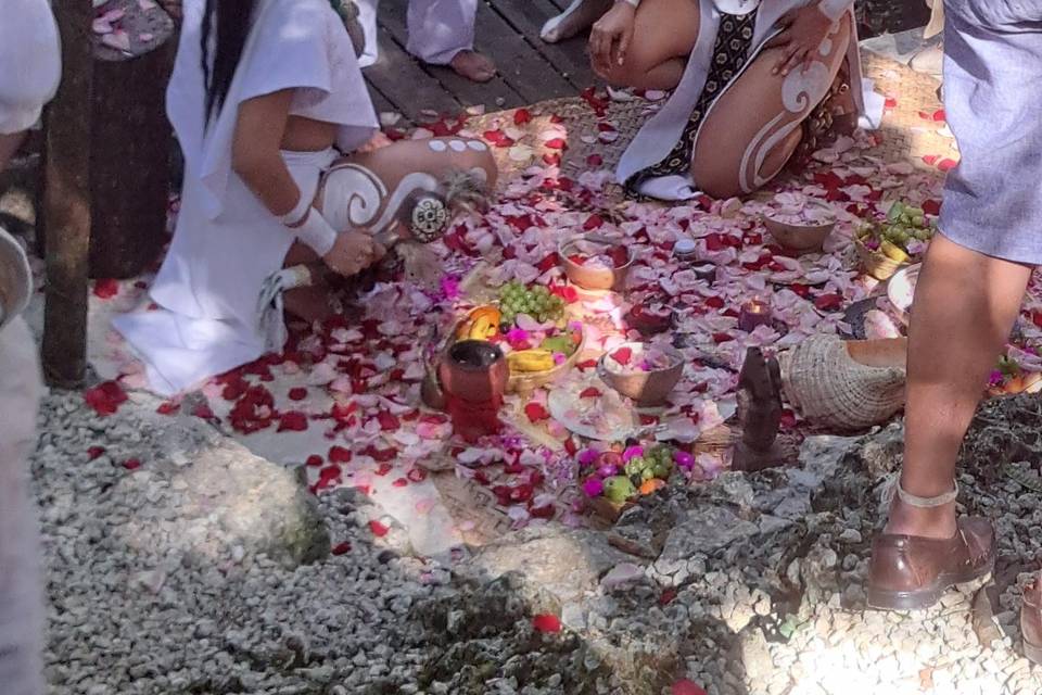 Cenote para ceremonias y celebraciones nupciales