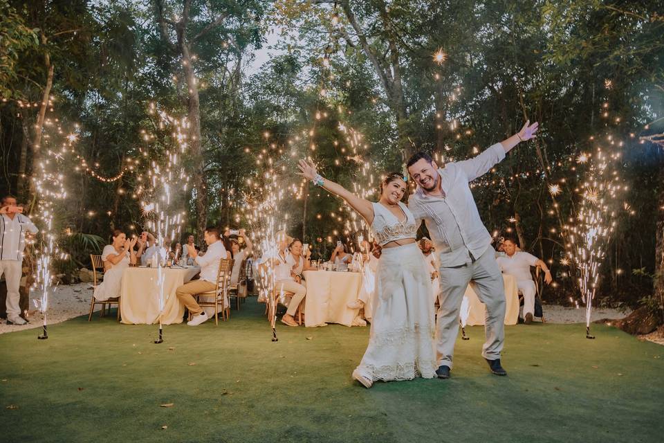 Cenote para ceremonias y celebraciones nupciales