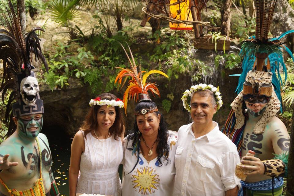 Cenote para ceremonias y celebraciones nupciales