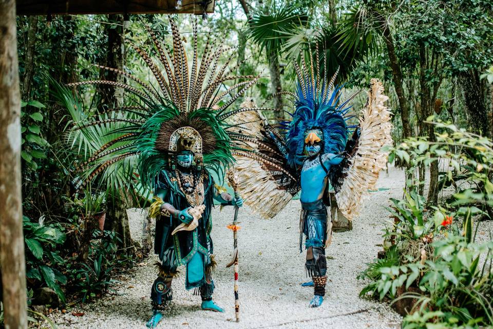 Cenote para ceremonias y celebraciones nupciales