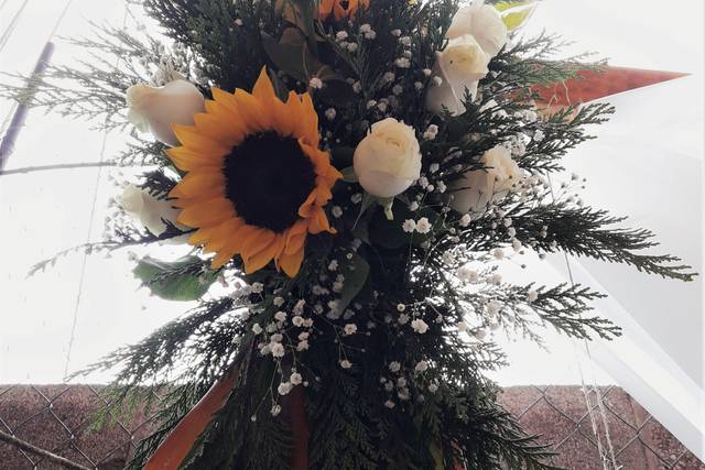 Decoración boda oro