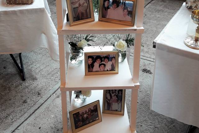 Decoración boda oro