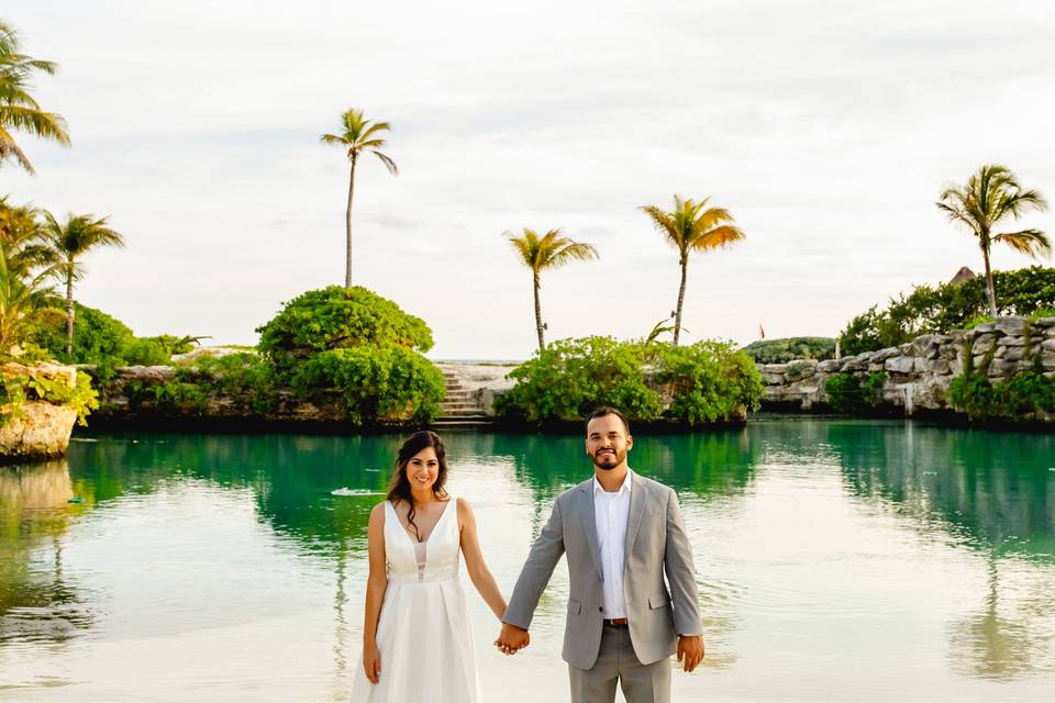 Boda Cielo y Rafa Xcaret Mexic