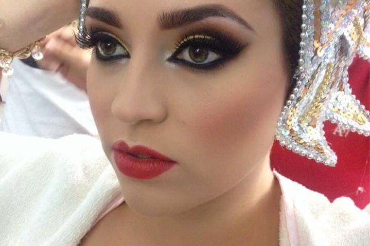 Makeup reina carnaval 2015