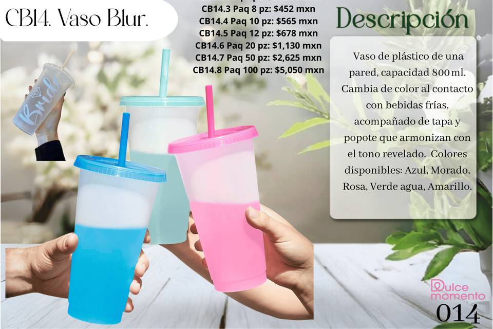 Vaso pastel