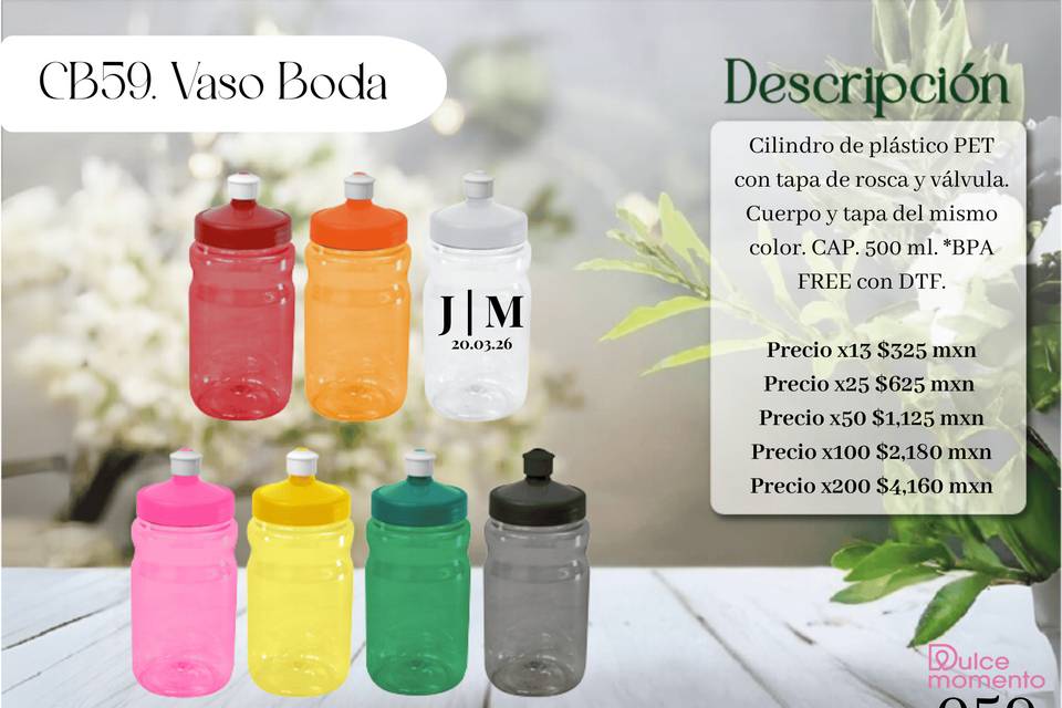 Vaso chupon