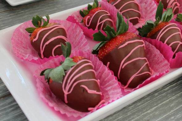 Fresas con chocolate