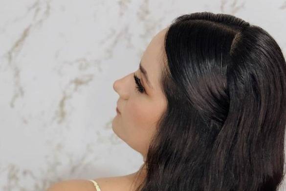 Ondas con cabello suelto