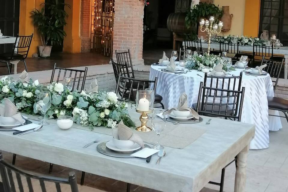 Boda Patio Interior
