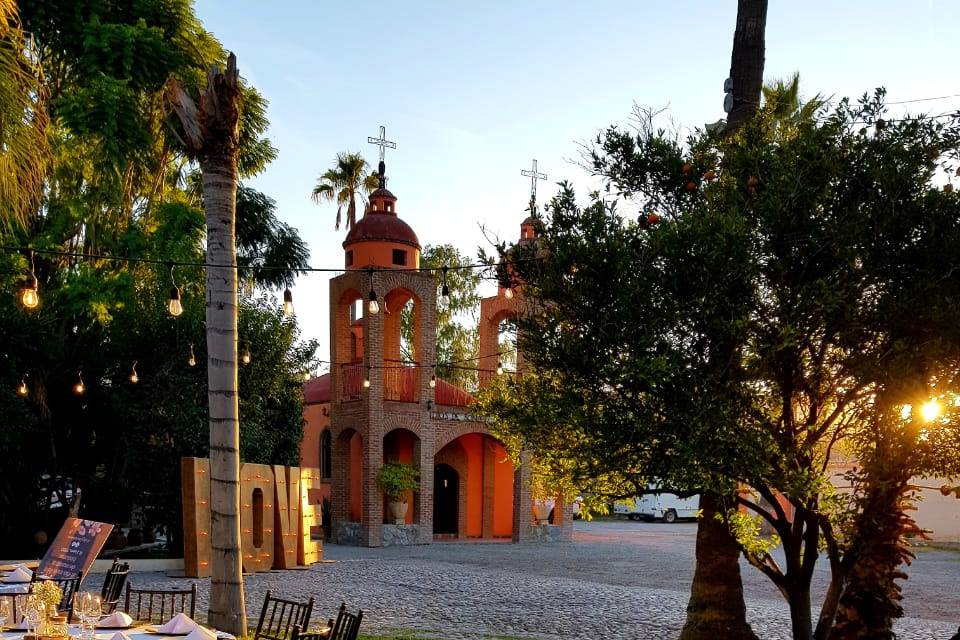 Boda en jardín y palapa