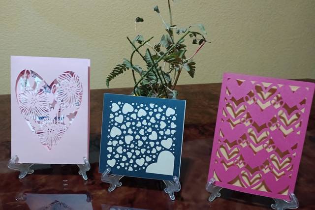 Invitación corazones