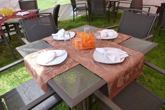 Mesa decorada