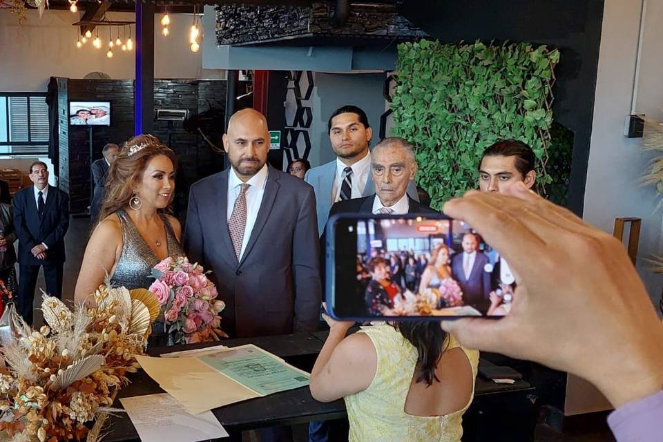 Boda terraza