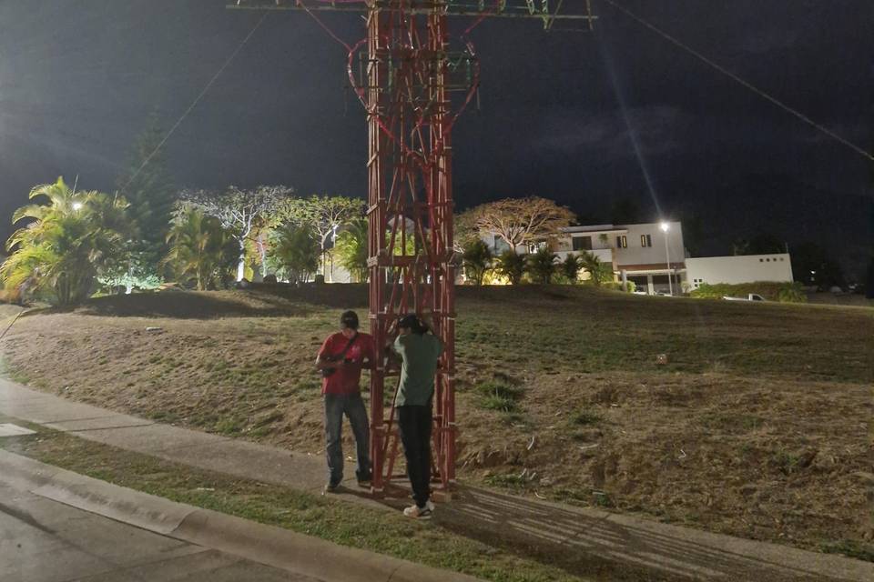 Letrero en castillo