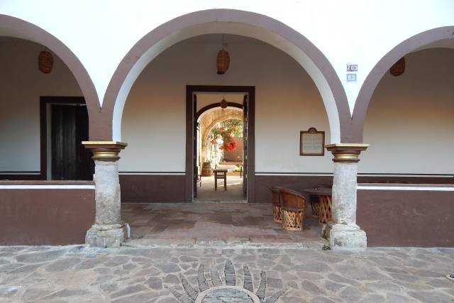 Entrada de la hacienda