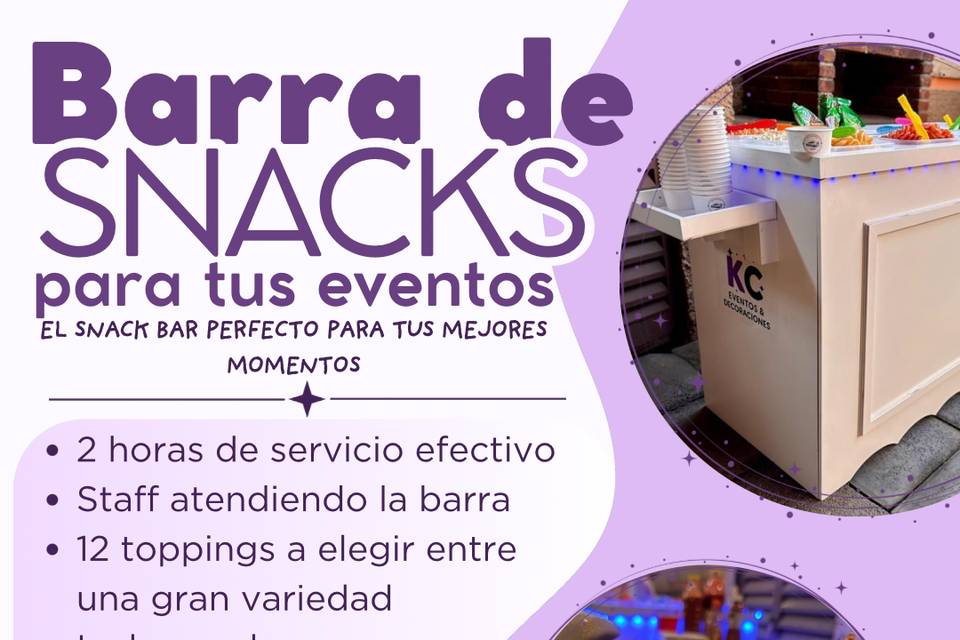 Nuestro servicio de snack bar