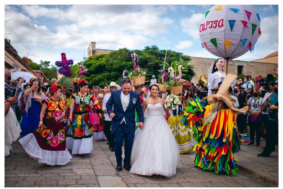 Calenda en Oaxaca