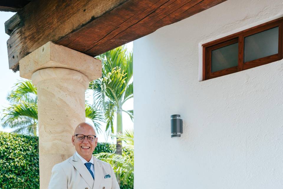 Mau, traje lino algodón