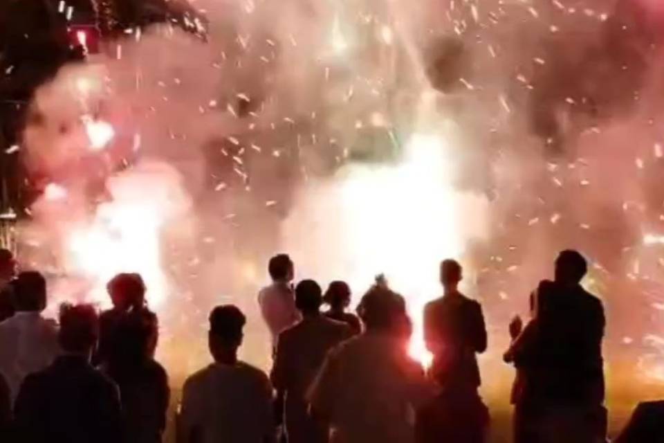 Show de pirotecnia