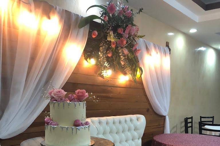 Pastel de flores