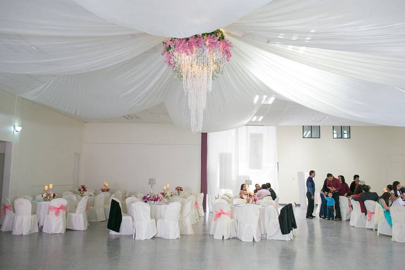 Boda en salon/trasformado