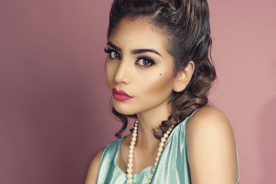 Maquillaje social pin-up