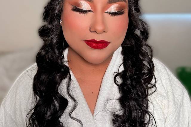 Bridal makeup tonos tierra