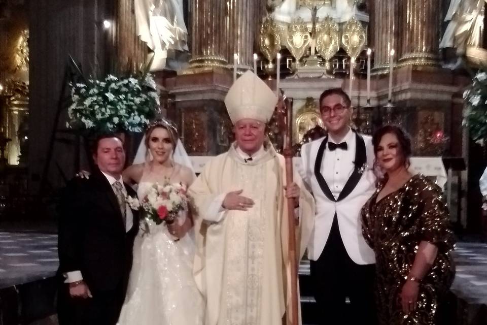 En la Catedral de Puebla