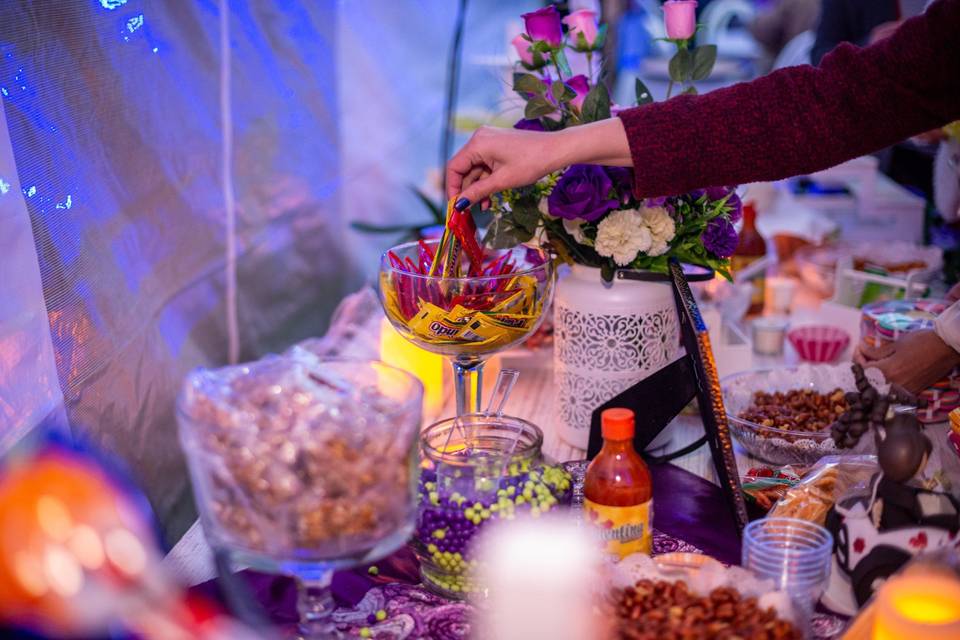 Mesa de dulces típicos