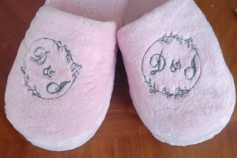Pantuflas de colores y personalizadas
