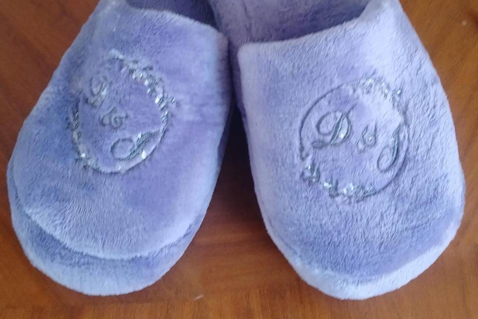Pantuflas de colores y personalizadas