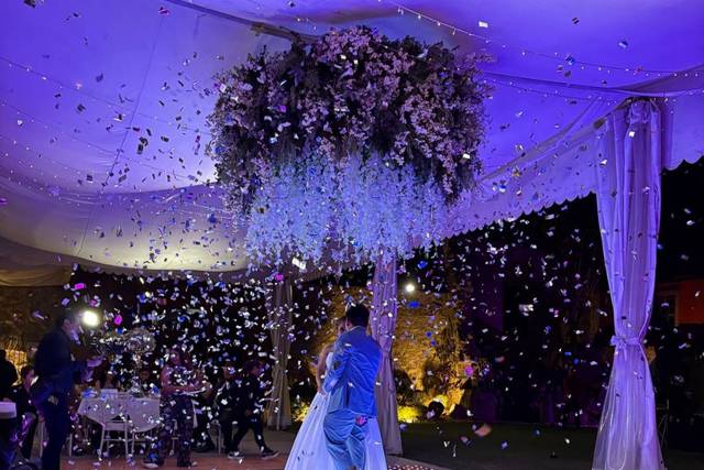 Pirotecnia y pista led