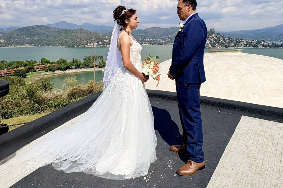 Novia y papá