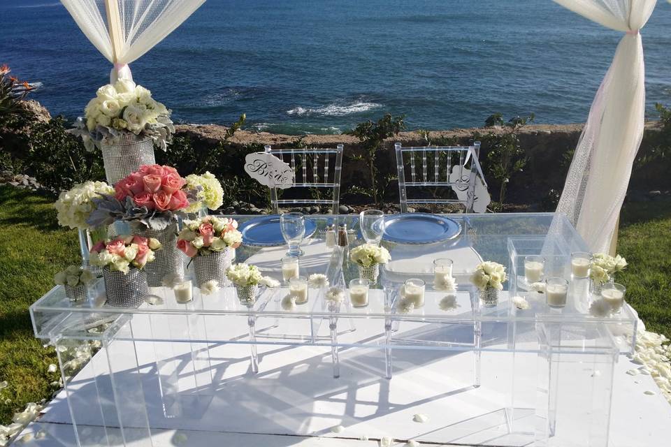 Boda frente al mar