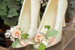 Zapatillas de novia chocolate