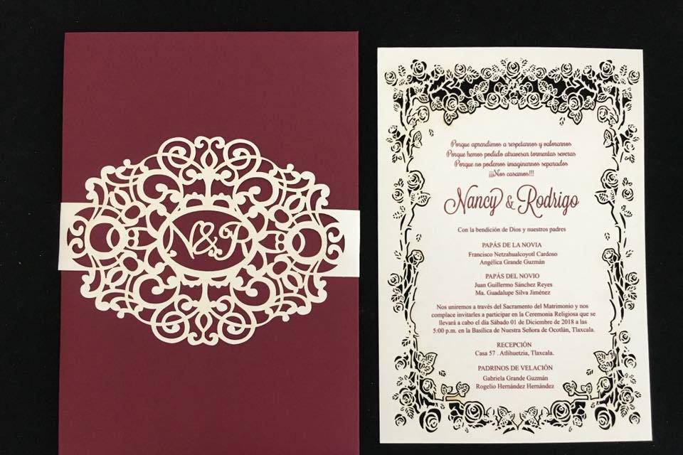 Invitaciones de boda en Puebla