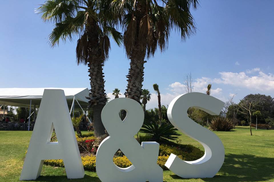 Letras gigantes 3D en Puebla