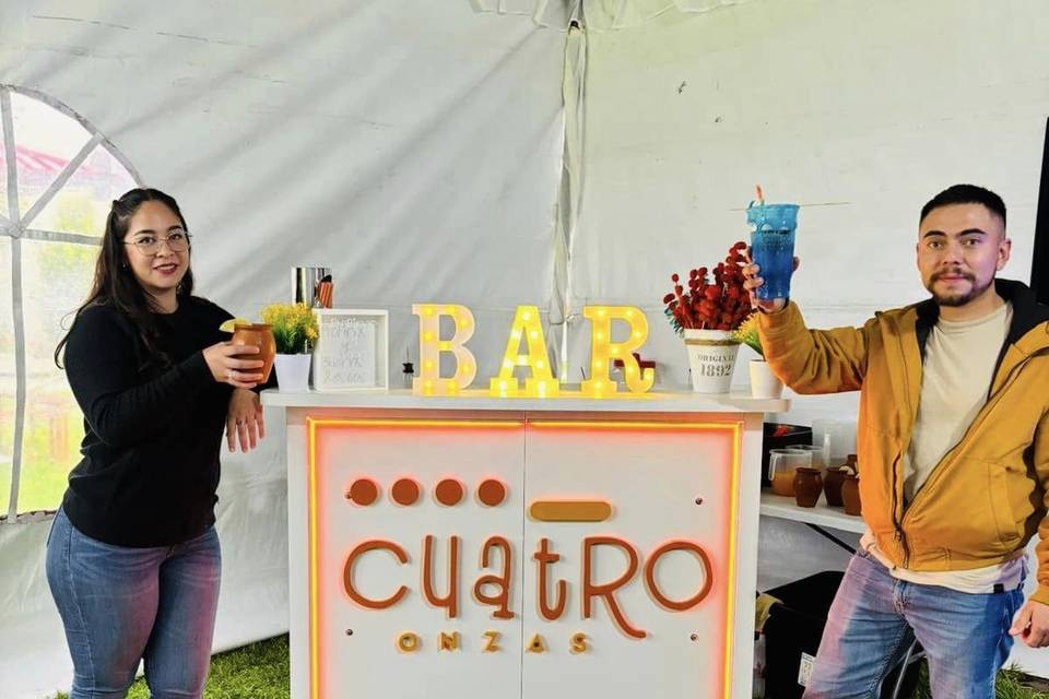 bar de bebidas para eventos