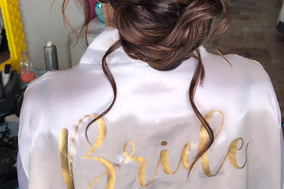 Bride hair style