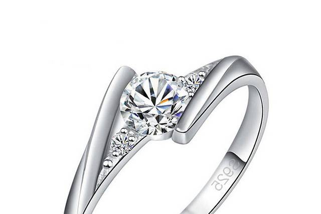 Oro blanco, amarillo y plata