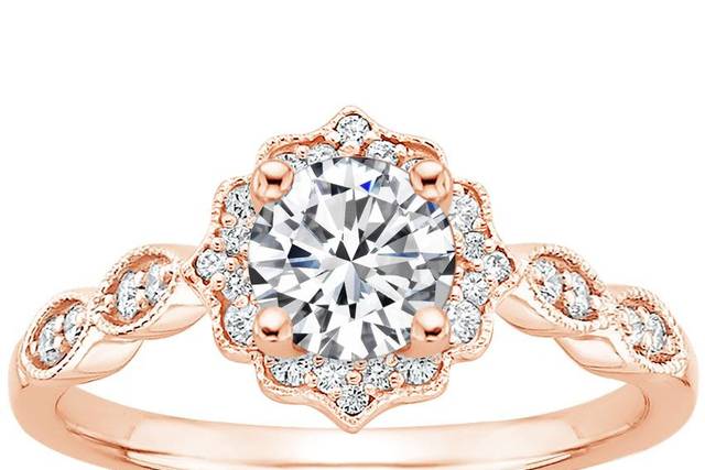 Oro blanco, amarillo y rosa