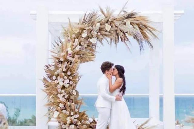 Gazebo en la playa