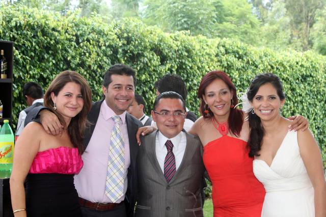 Con los padrinos