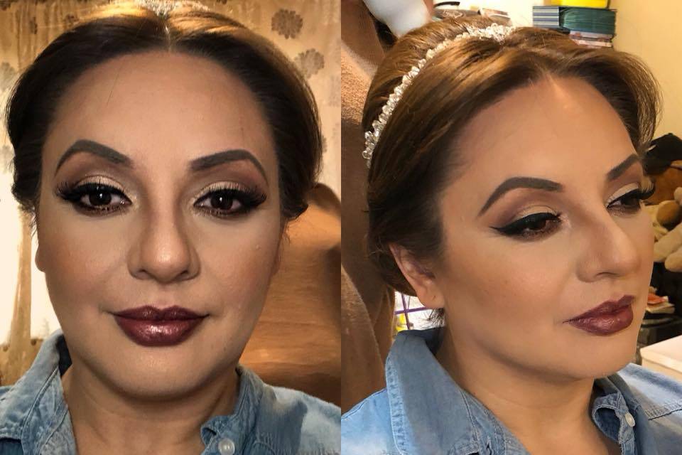 Maquillaje y peinado